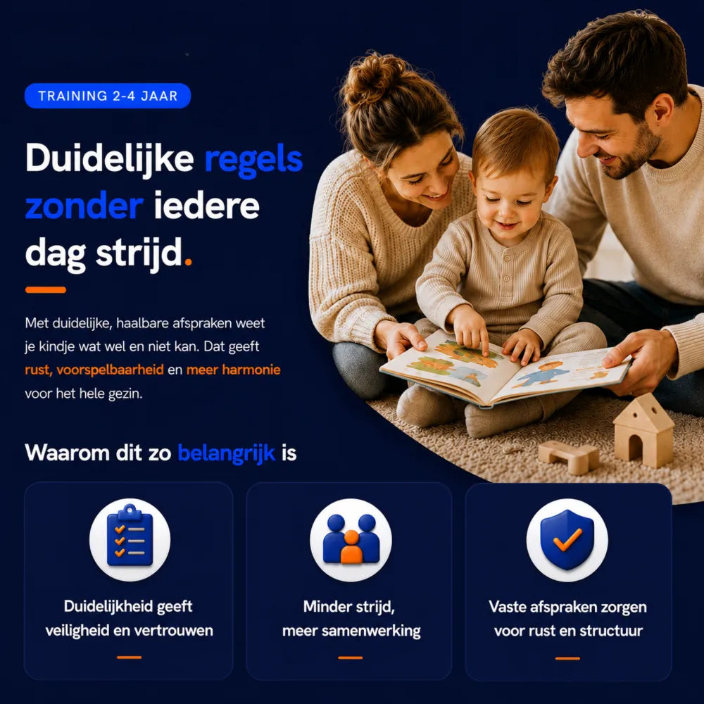 Kinderschermtijd training voor 2-4 jaar - duidelijke regels zonder iedere dag strijd