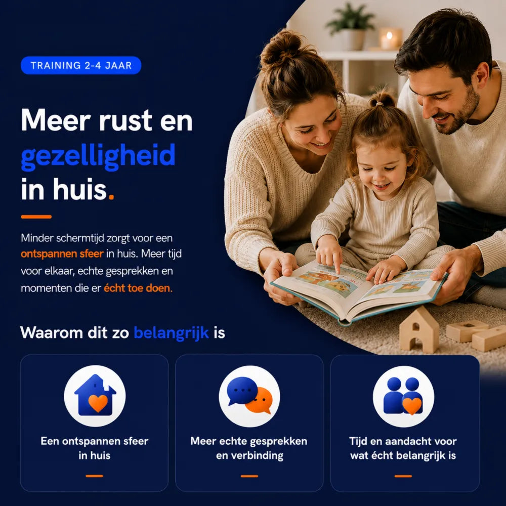 Kinderschermtijd training voor 2-4 jaar - meer rust en gezelligheid in huis